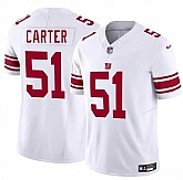 Men & Women & Youth New York Giants #51 Abdul Carter White 2025 Draft F.U.S.E. Vapor Untouchable Limited Stitched Jersey,baseball caps,new era cap wholesale,wholesale hats
